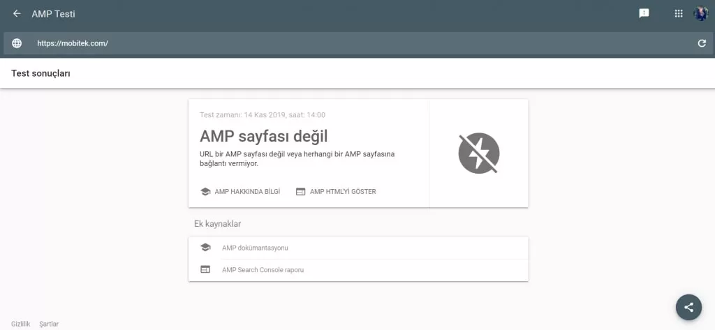 google amp ozelligi