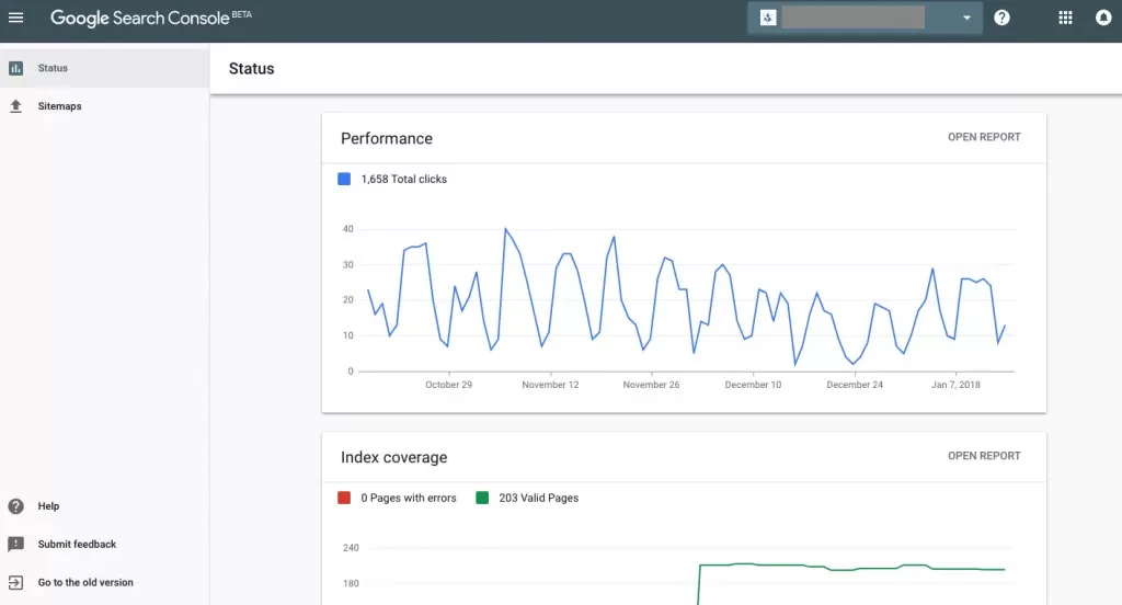 google search console