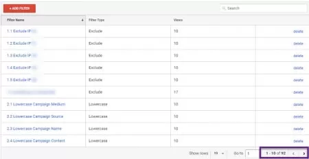 google analytics filtreleme