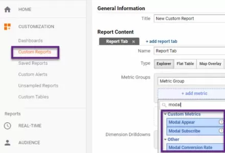 google analytics ozel olcumler