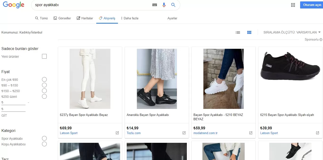 google shopping ads