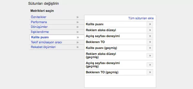 reklam kalite puani