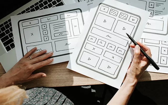 landing page